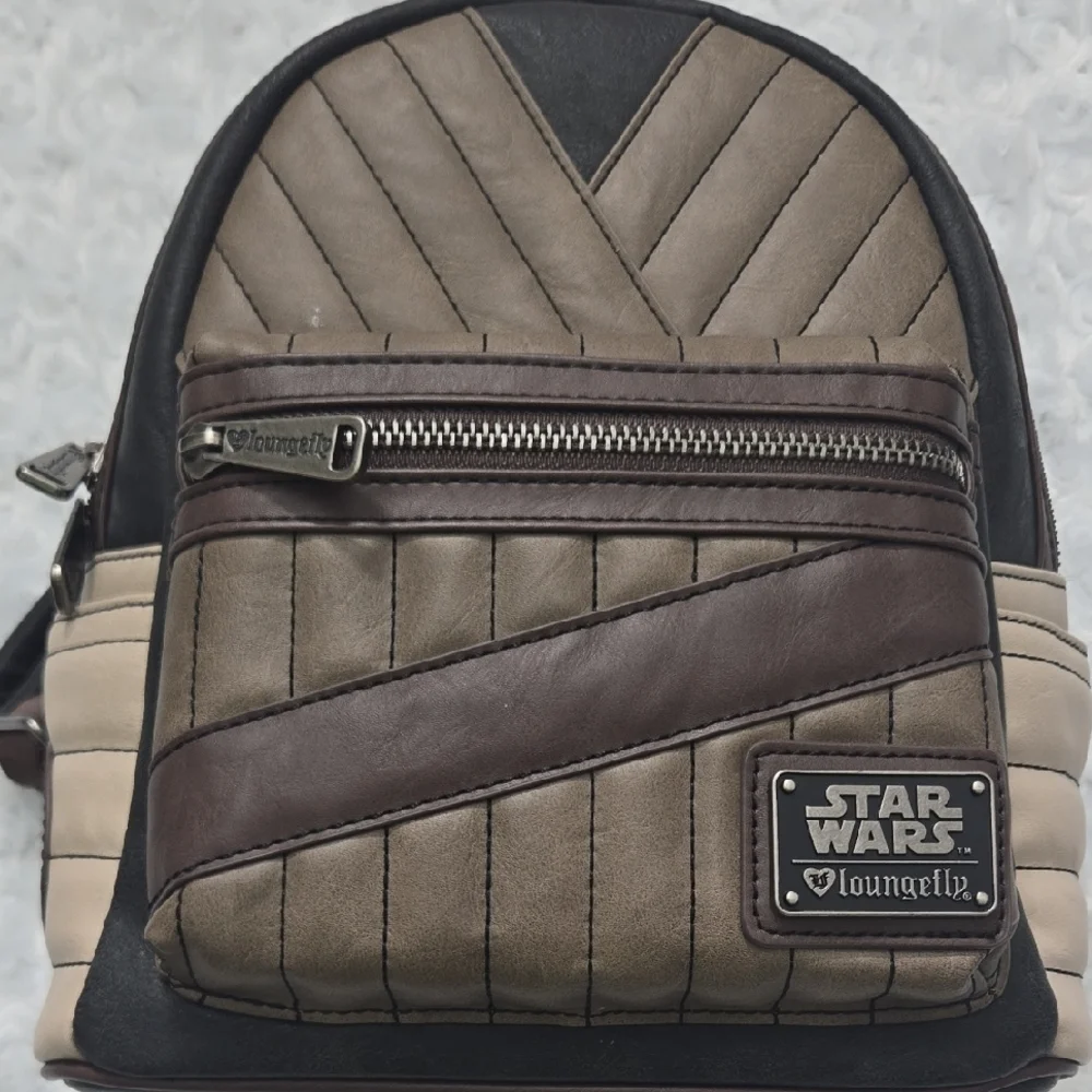 Loungefly Star Wars Brown, Tan & Black Mini Backpack